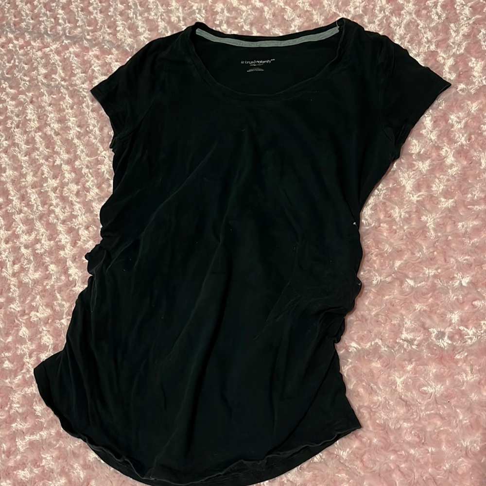 Black Maternity Shirt
